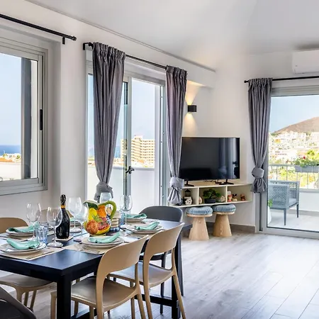 La Casa De Playa - Atico Con Jacuzzi Y Vista Mar Lejlighed Los Cristianos (Tenerife)