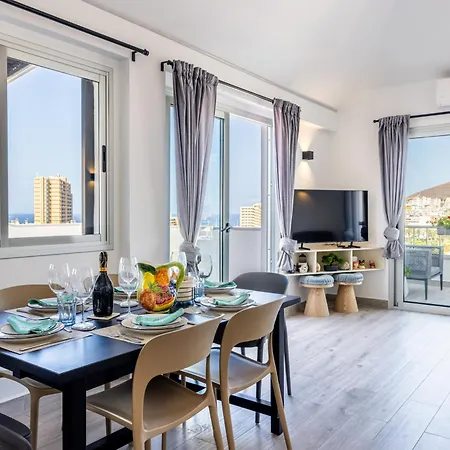 La Casa De Playa - Atico Con Jacuzzi Y Vista Mar * Los Cristianos (Tenerife)